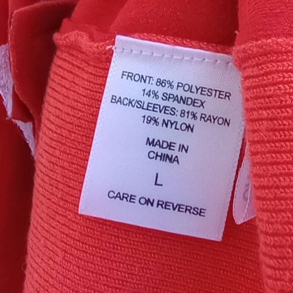 New York & company Orange short sleeve shift dress size large - Picture 5 of 5